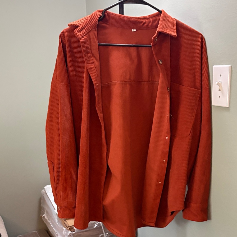 Rust Button Down Shirt